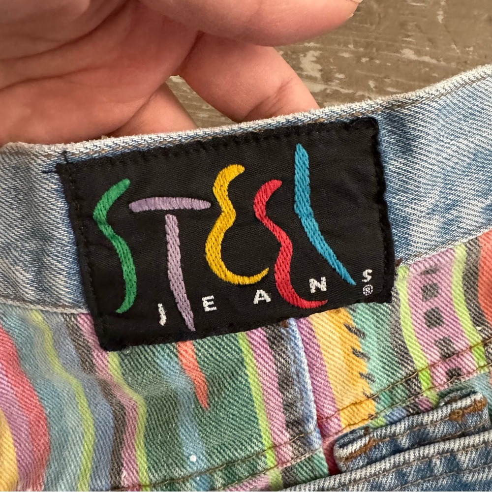 Steel Denim Women's Colorful Shorts - Picture 3 of 5